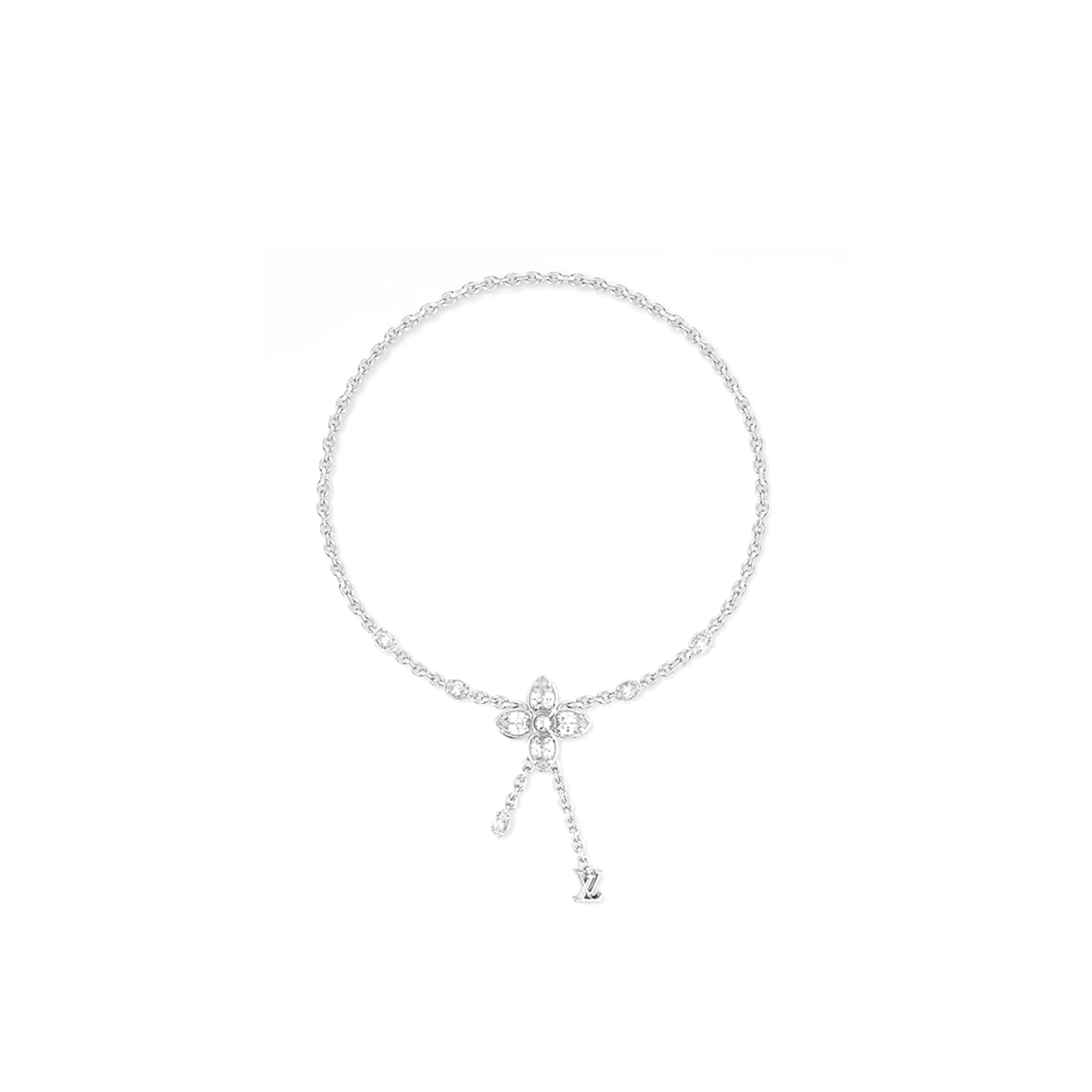 LOUIS VUITTO DAZZLE NECKLACE M02091\